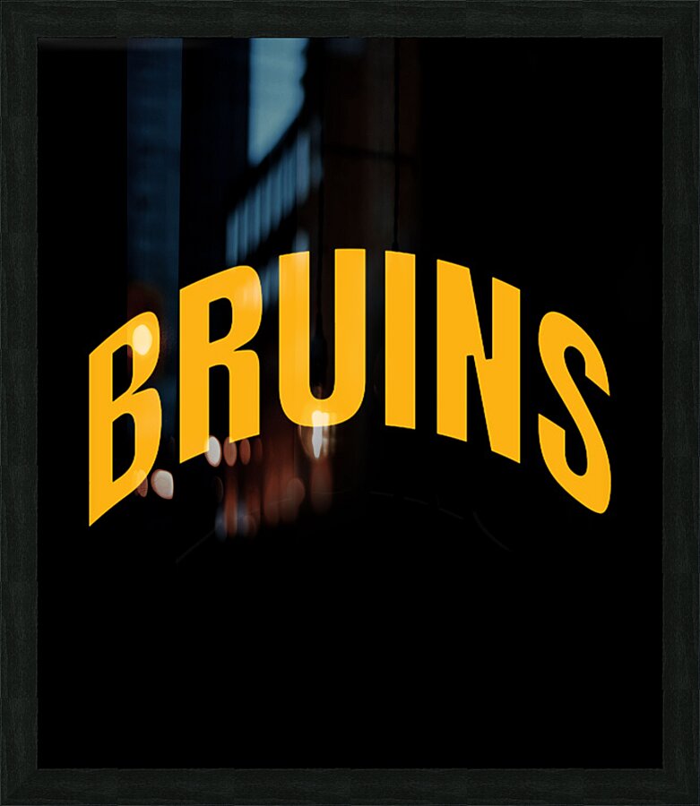 Bruins Picture Frame print