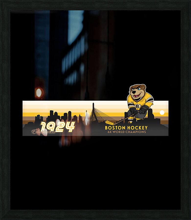 Bruins Picture Frame print
