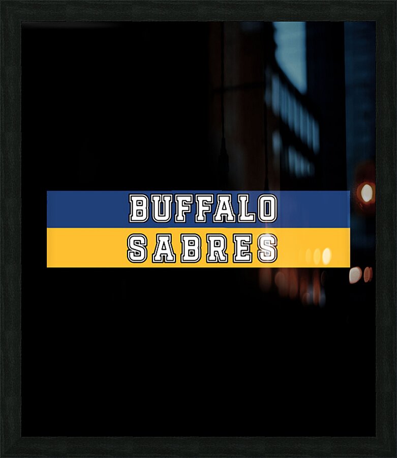 Sabres Picture Frame print