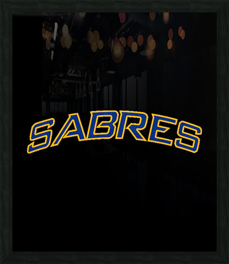 Sabres Picture Frame print