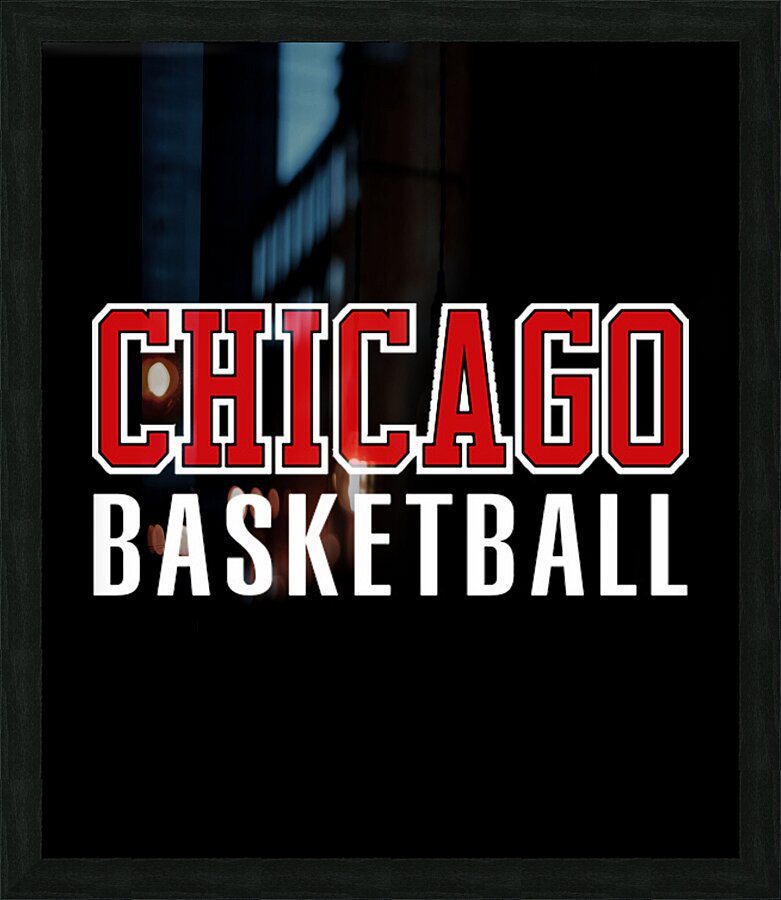 Chicago Basketball Picture Frame print