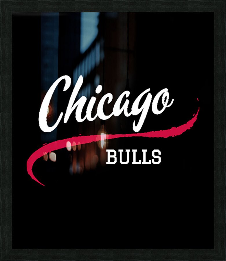 Bulls Picture Frame print