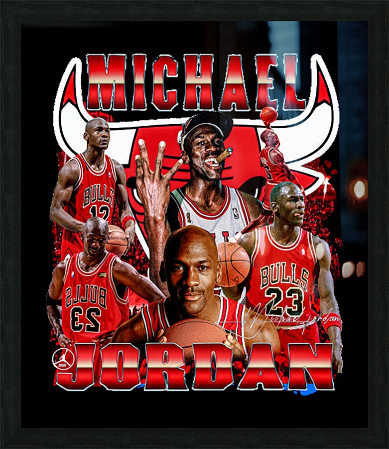 Michael Jordan Picture Frame print