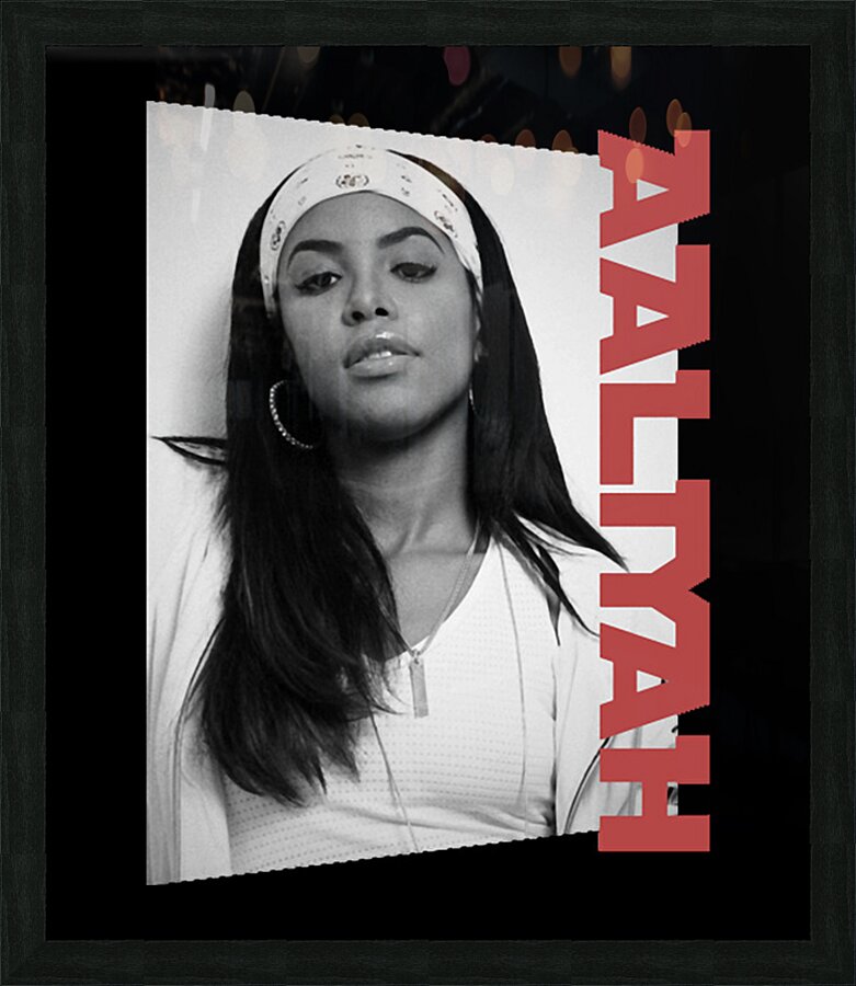 aaliyah Picture Frame print