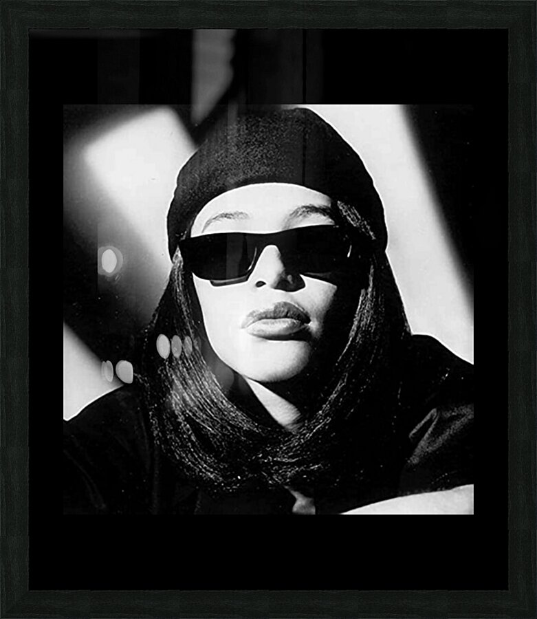 Aaliyah Picture Frame print