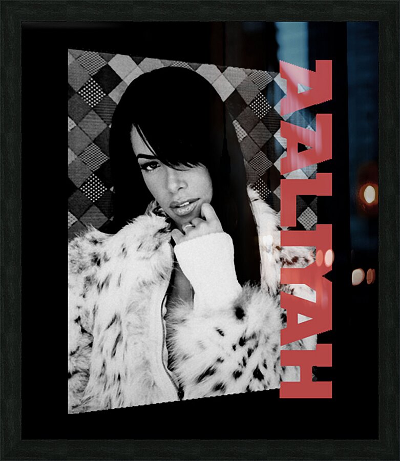 aaliyah Picture Frame print