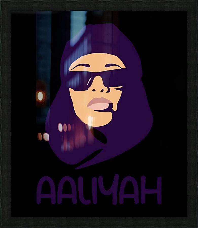 AALIYAH Picture Frame print