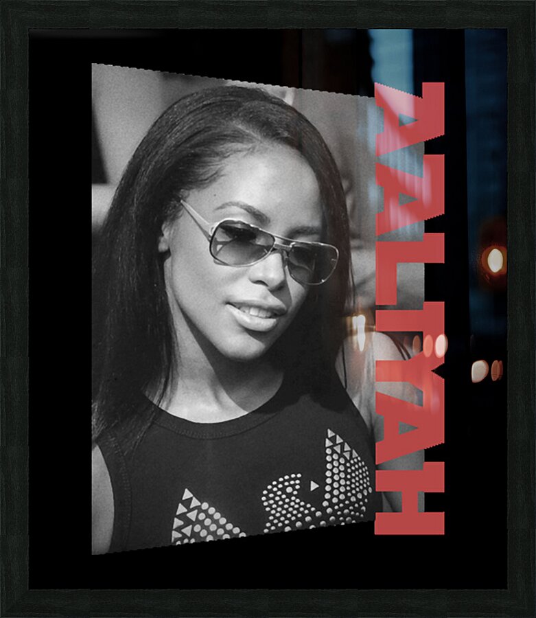aaliyah Picture Frame print