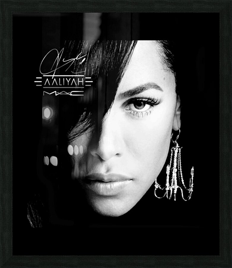 Aaliyah Exclusive Picture Frame print