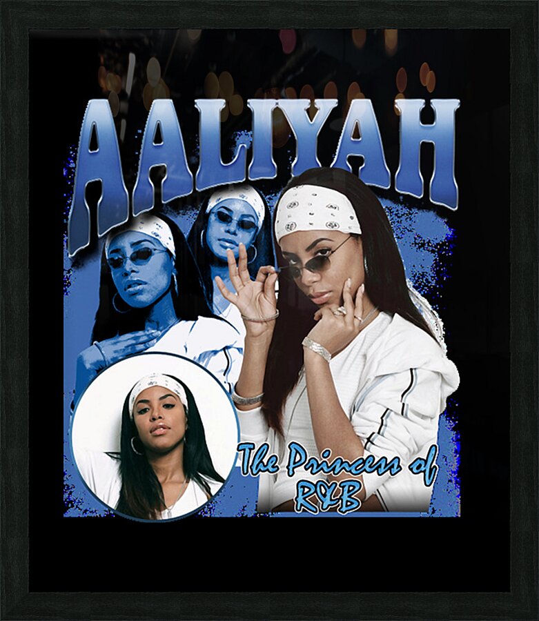 Aaliyah Picture Frame print