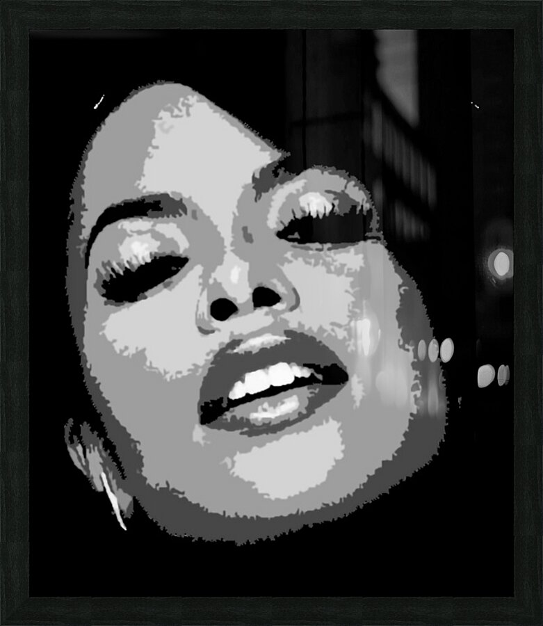 aaliyah Picture Frame print