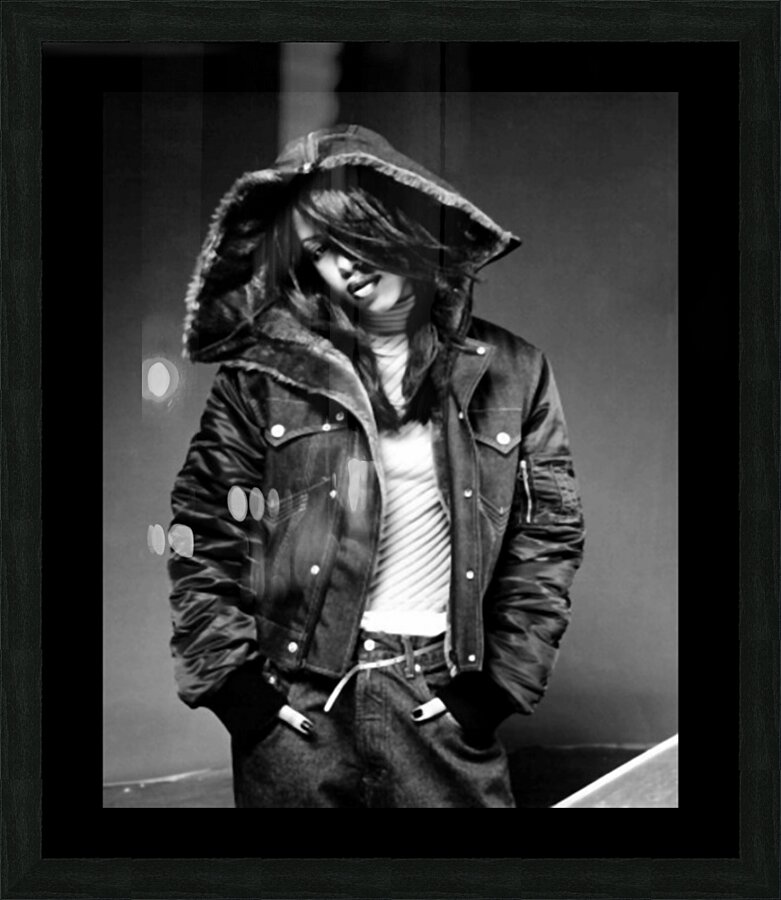 Aaliyah Picture Frame print