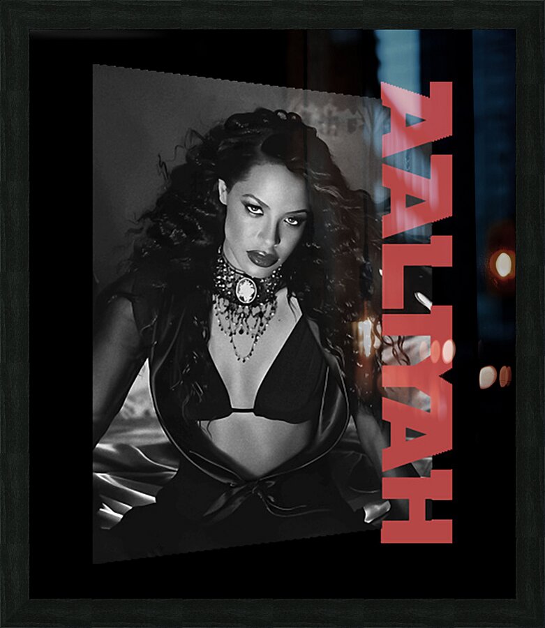 aaliyah Picture Frame print
