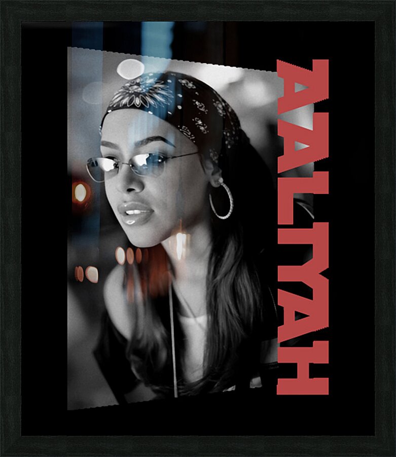 aaliyah Picture Frame print