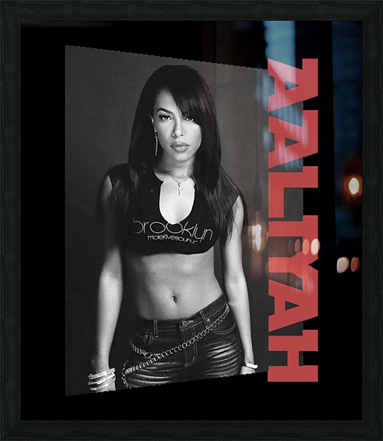 aaliyah Picture Frame print