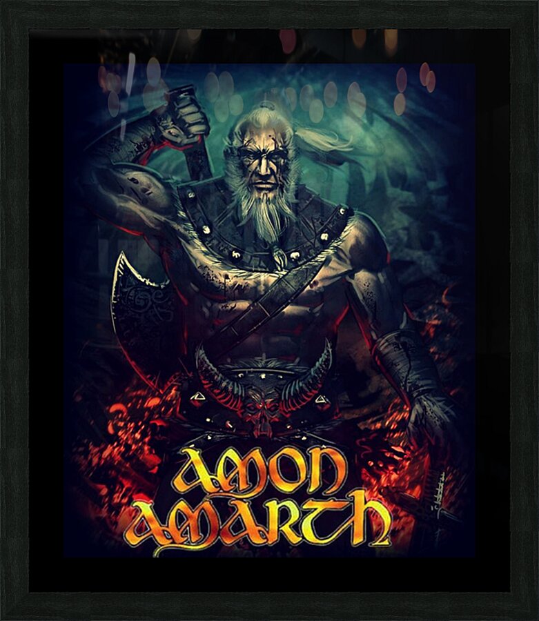 Amon Amarth 3 Picture Frame print