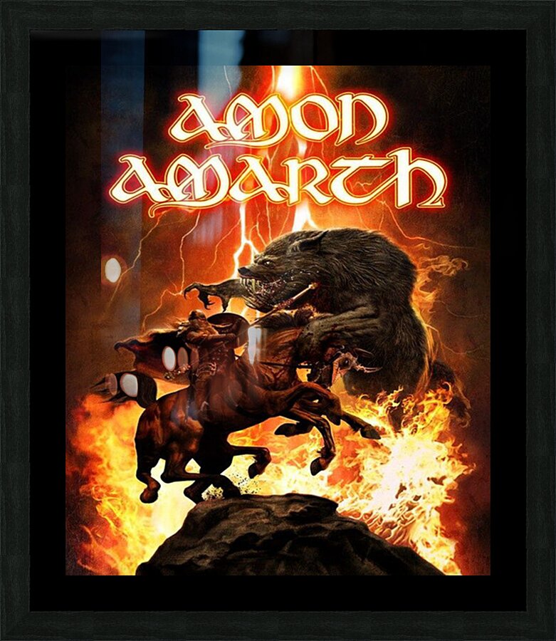 Amon Amarth 50 Picture Frame print