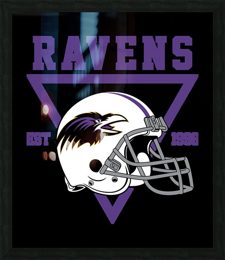 Baltimore Ravens 18 Picture Frame print