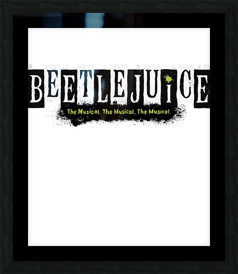 Beetlejuice 3 Picture Frame print