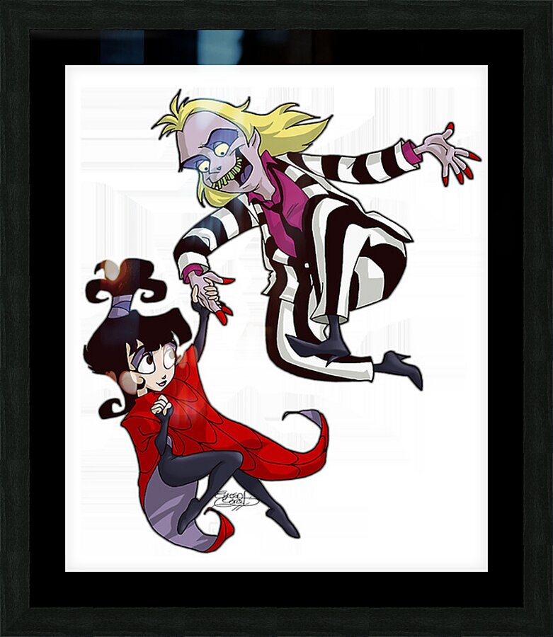 Beetlejuice 8 Picture Frame print