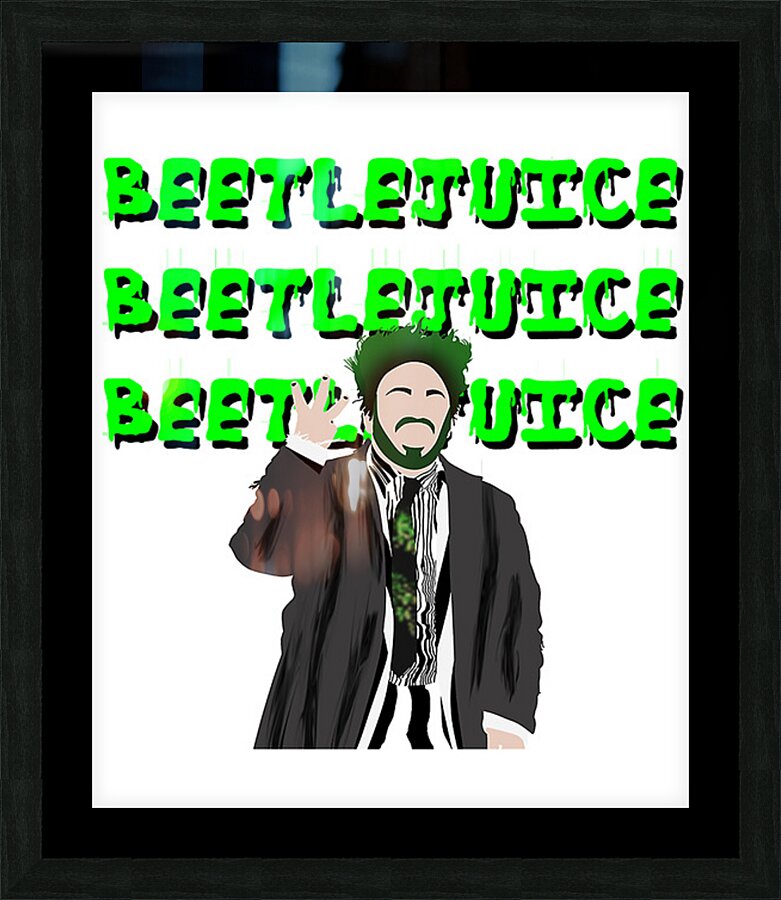 Beetlejuice 11 Picture Frame print