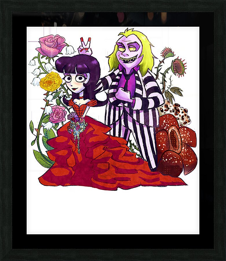 Beetlejuice 13 Picture Frame print