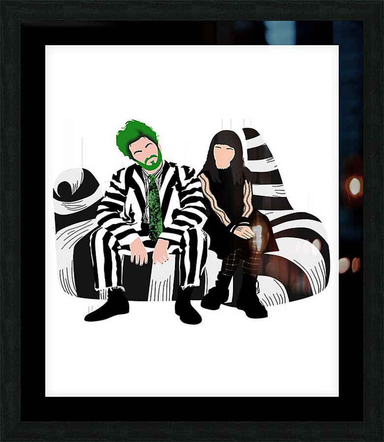 Beetlejuice 16 Picture Frame print