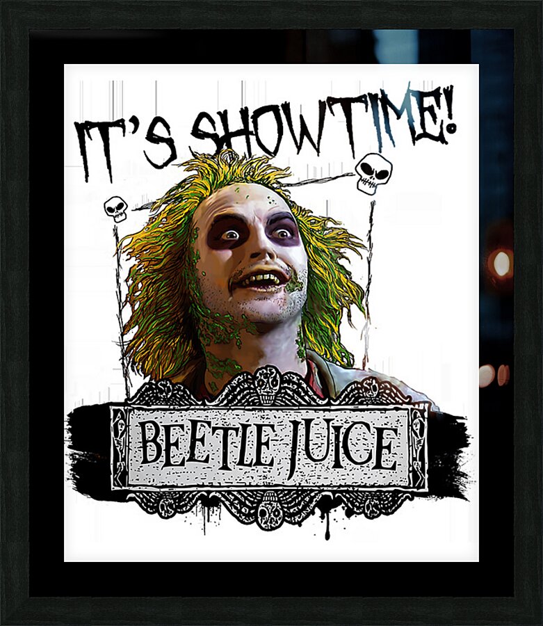 Beetlejuice 23 Picture Frame print