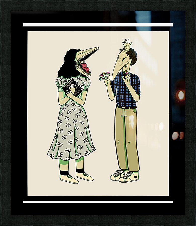 Beetlejuice 24 Picture Frame print