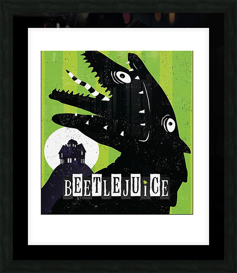 Beetlejuice 25 Picture Frame print