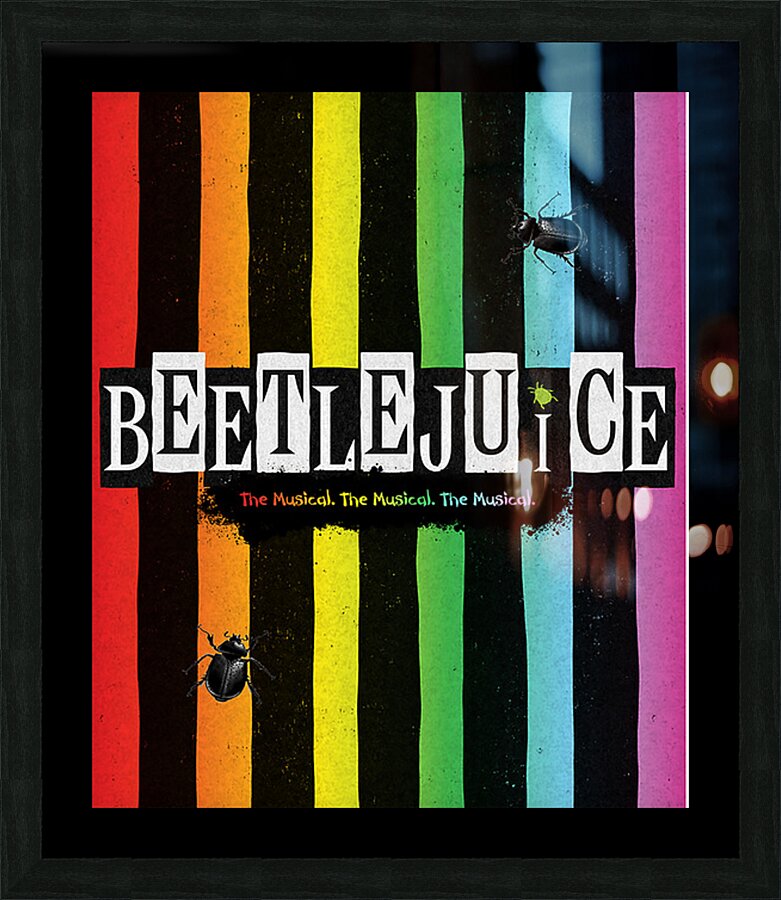 Beetlejuice 26 Picture Frame print