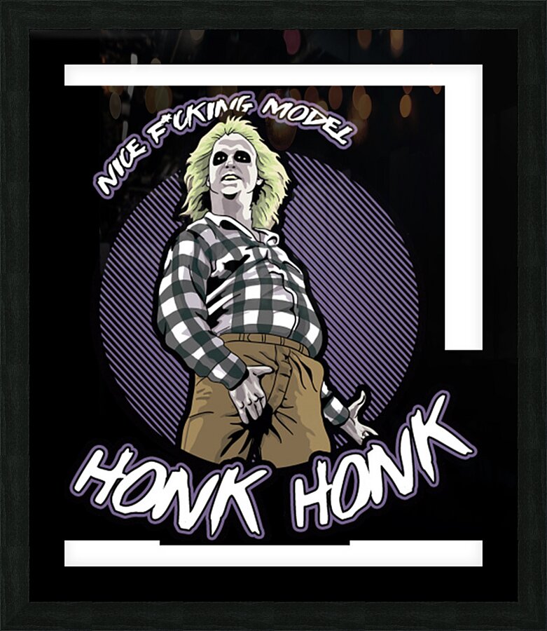 Beetlejuice 27 Picture Frame print