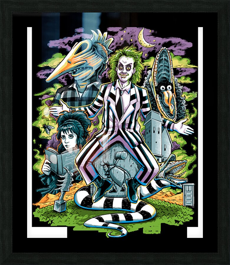 Beetlejuice 31 Picture Frame print