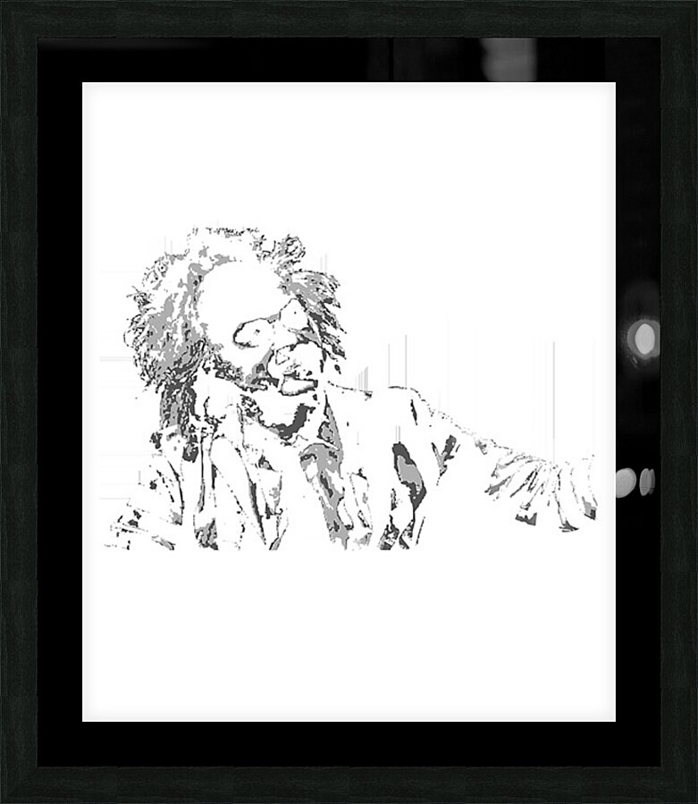 Beetlejuice 32 Picture Frame print