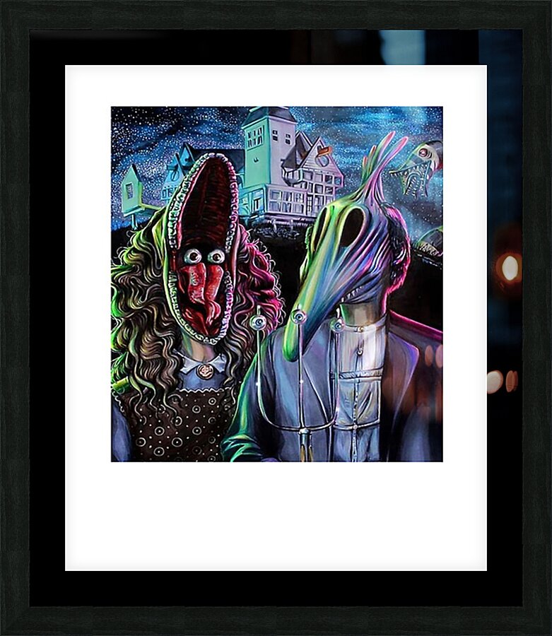 Beetlejuice 33 Picture Frame print