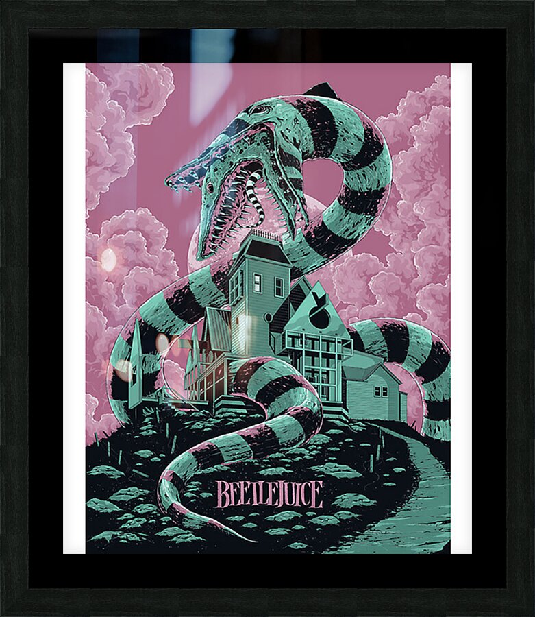 Beetlejuice 34 Picture Frame print