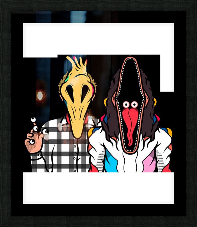 Beetlejuice 35 Picture Frame print