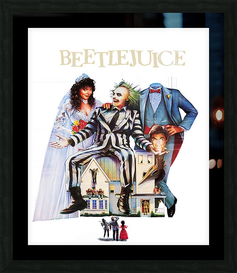 Beetlejuice 41 Picture Frame print