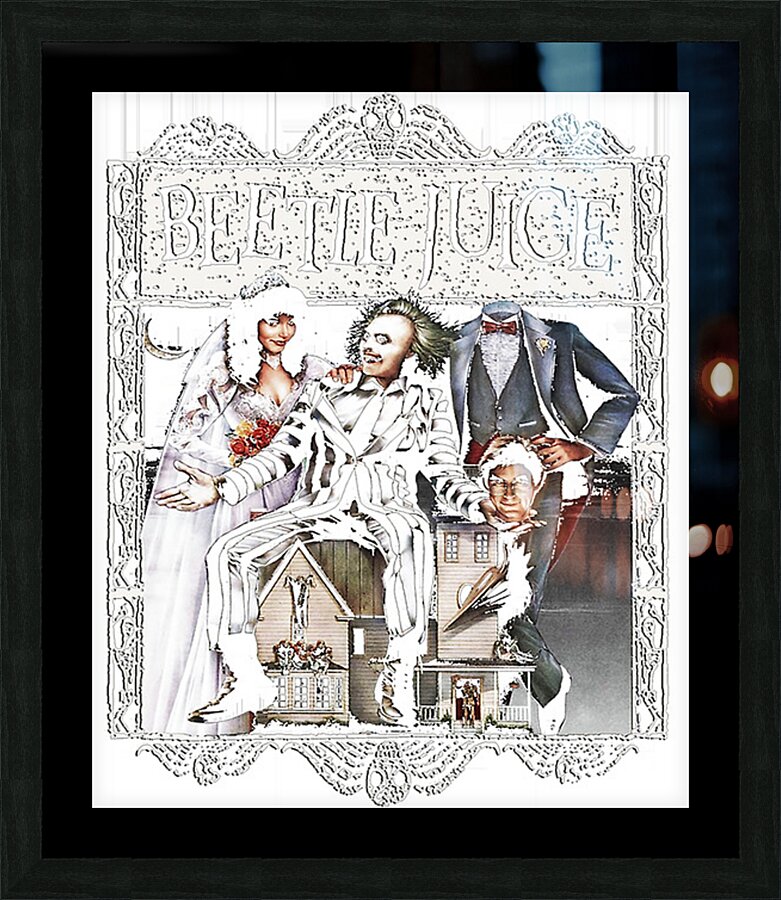 Beetlejuice 45 Picture Frame print