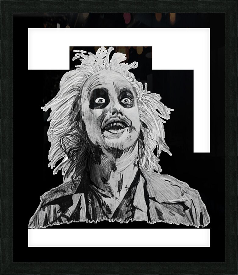 Beetlejuice 47 Picture Frame print