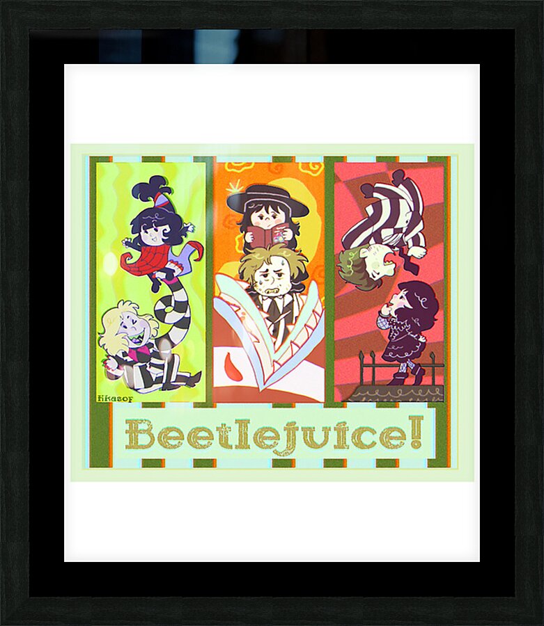 Beetlejuice 55 Picture Frame print
