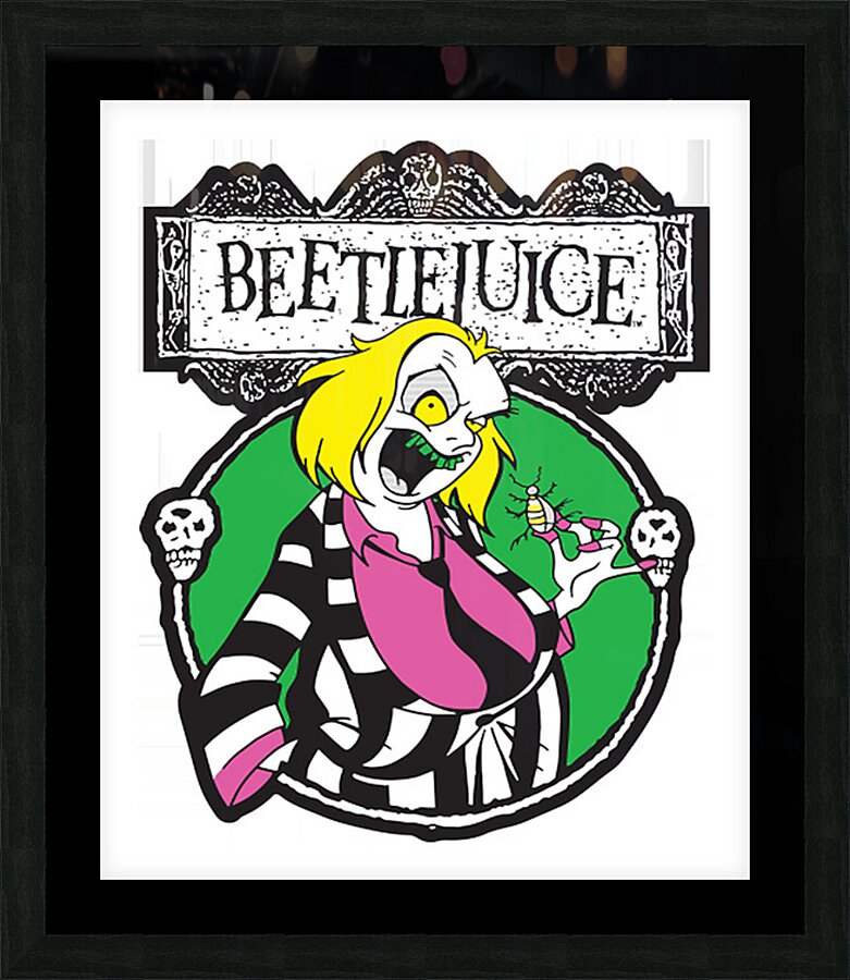 Beetlejuice 56 Picture Frame print
