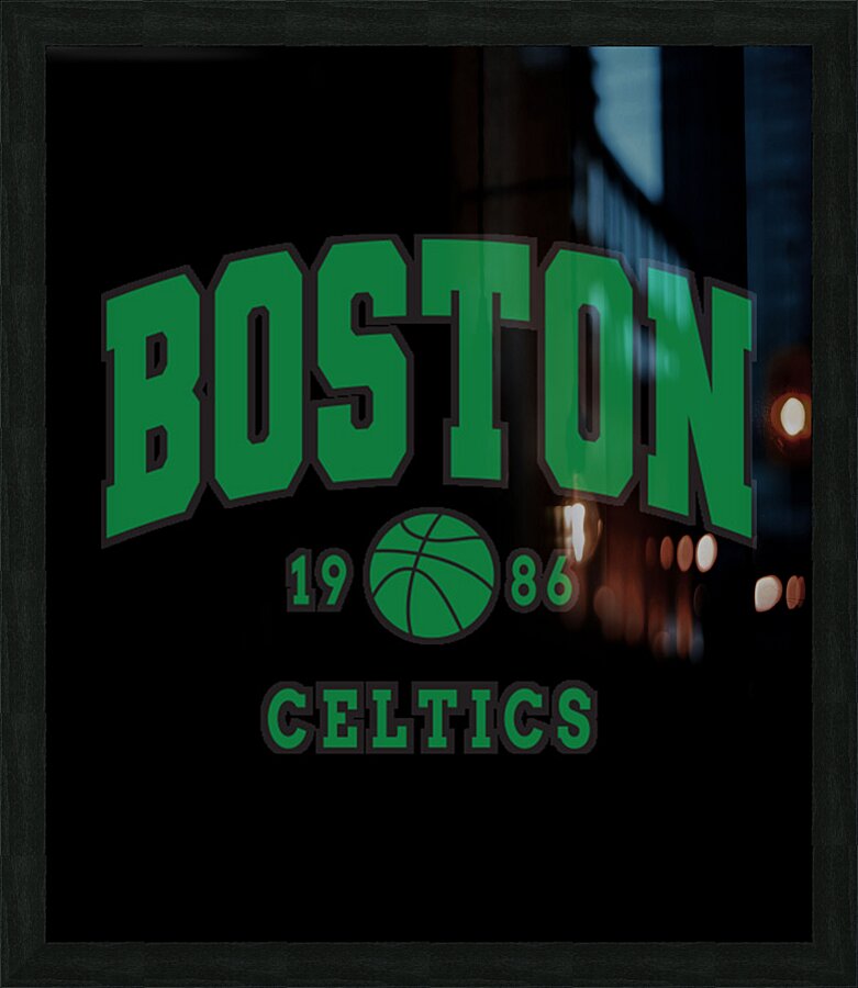 Boston Celtics 8 Picture Frame print