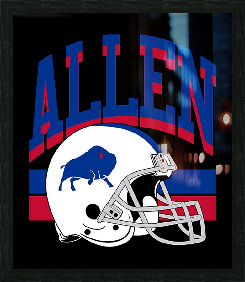 Buffalo Bills 7 Picture Frame print