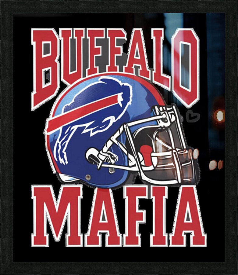Buffalo Bills 9 Picture Frame print
