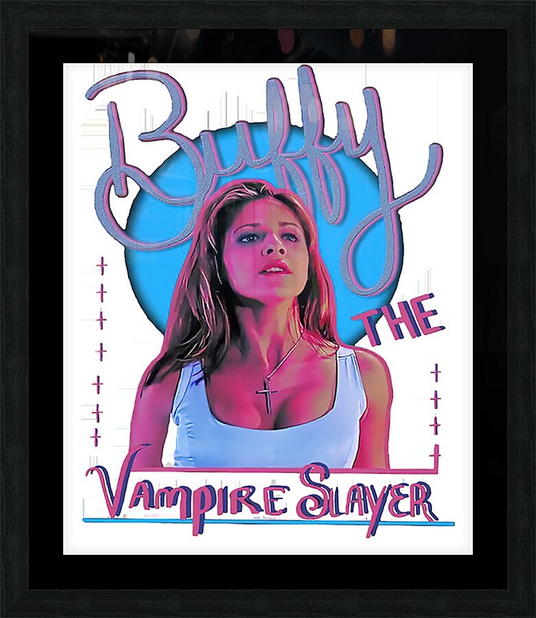 buffy the vampire slayer 56 Picture Frame print