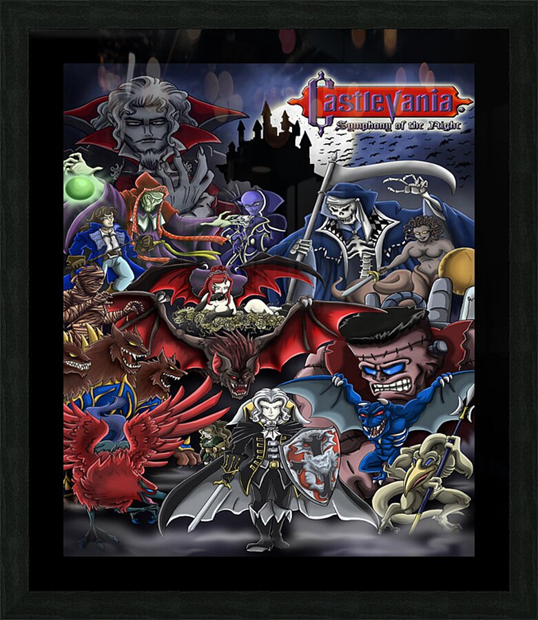 Castlevania 5 Picture Frame print