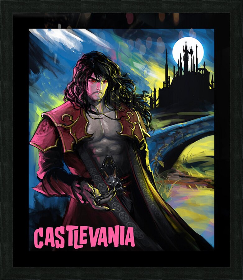 Castlevania 16 Picture Frame print
