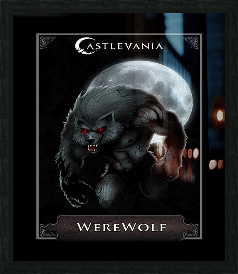 Castlevania 18 Picture Frame print