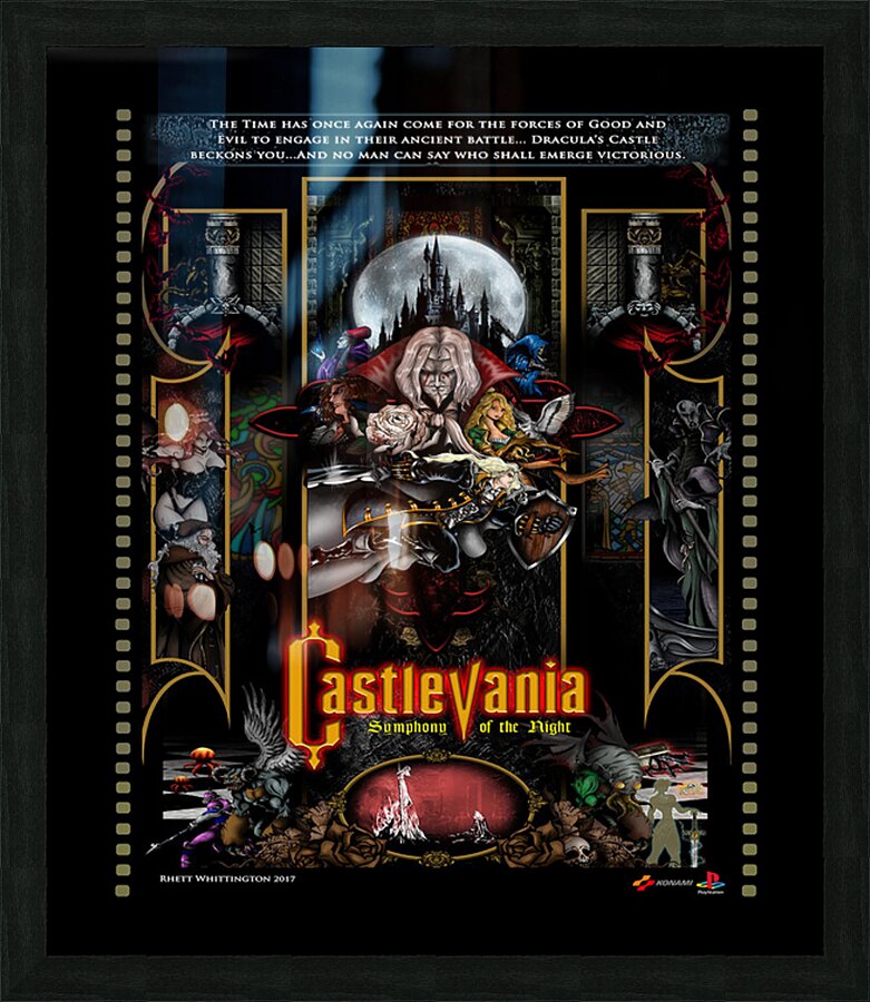 Castlevania 24 Picture Frame print